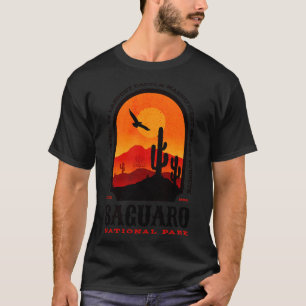 Saguaro Nationalpark Arizona Kaktus Wüstengebiete T-Shirt