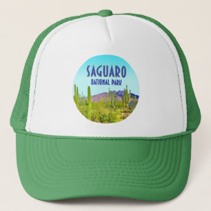 Saguaro Nationalpark Arizona Vintag Truckerkappe