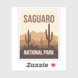 Saguaro Nationalpark California Aufkleber