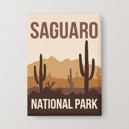 Saguaro Nationalpark California Button