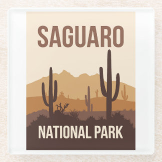 Saguaro Nationalpark California Glasuntersetzer
