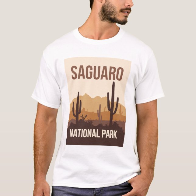 Saguaro Nationalpark California T-Shirt (Vorderseite)