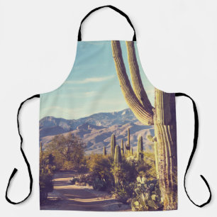 Saguaro Nationalpark, landschaftliche Vertretung. Schürze