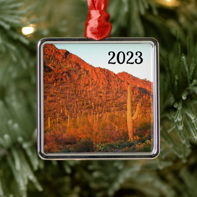 Saguaro-Nationalpark Ornament Aus Metall (Baum)