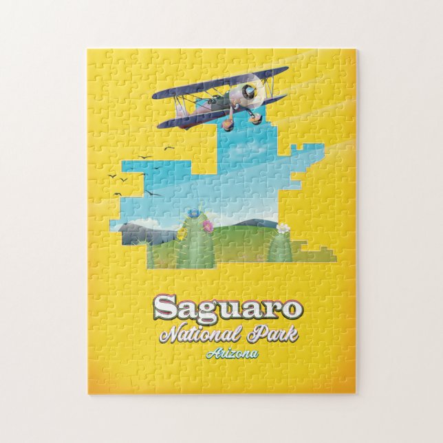 Saguaro Nationalpark Reiseplan (Vertikal)