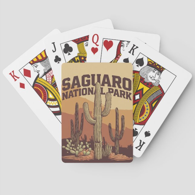 Saguaro-Nationalpark Spielkarten (Rückseite)
