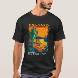 Saguaro Nationalpark Vintag Saguaro Cactus Vinta T-Shirt