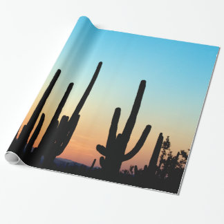 Saguaro-Sonnenuntergang Geschenkpapier
