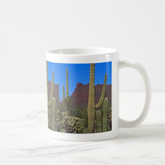 Saguaro-Stände Kaffeetasse (Rechts)