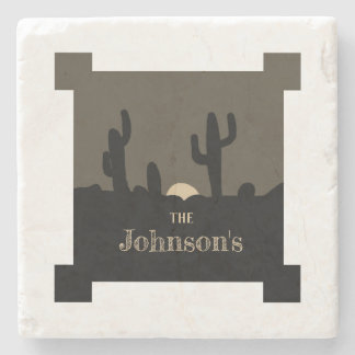 Saguaro Sunset Coaster Steinuntersetzer