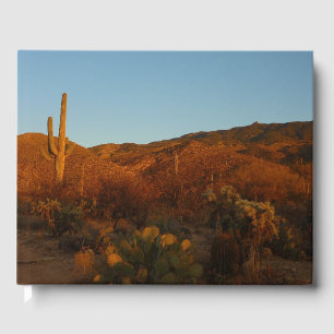 Saguaro Sunset I Arizona Wüste Landschaft Gästebuch