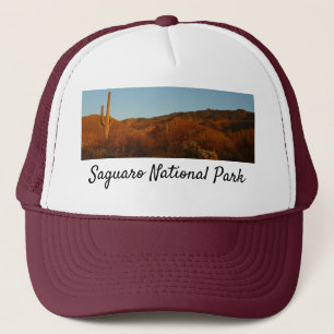 Saguaro Sunset I Arizona Wüste Landschaft Truckerkappe