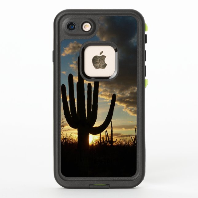 Saguaro Sunset II Arizona Wüste Landschaft (Rückseite)