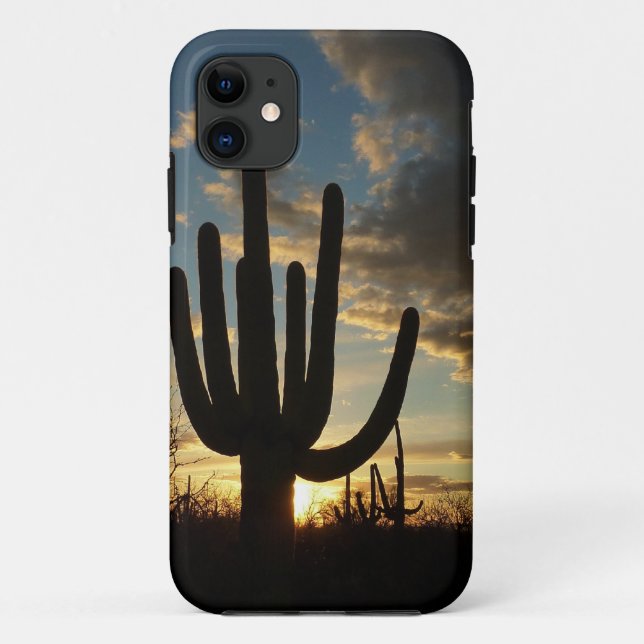 Saguaro Sunset II Arizona Wüste Landschaft Case-Mate iPhone Hülle (Rückseite)