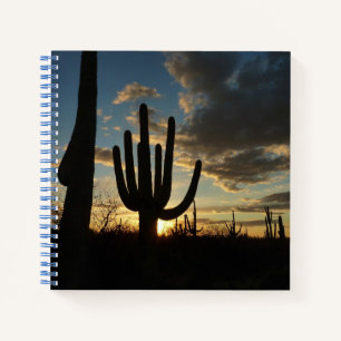Saguaro Sunset II Arizona Wüste Landschaft Notizbuch