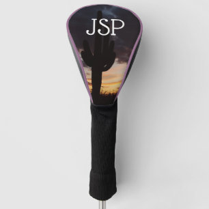 Saguaro Sunset III Arizona Wüste Landschaft Golf Headcover