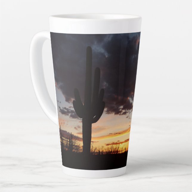 Saguaro Sunset III Arizona Wüste Landschaft Milchtasse (Linke Ecke)