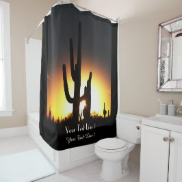 Saguaro Sunset Personalisiert Duschvorhang