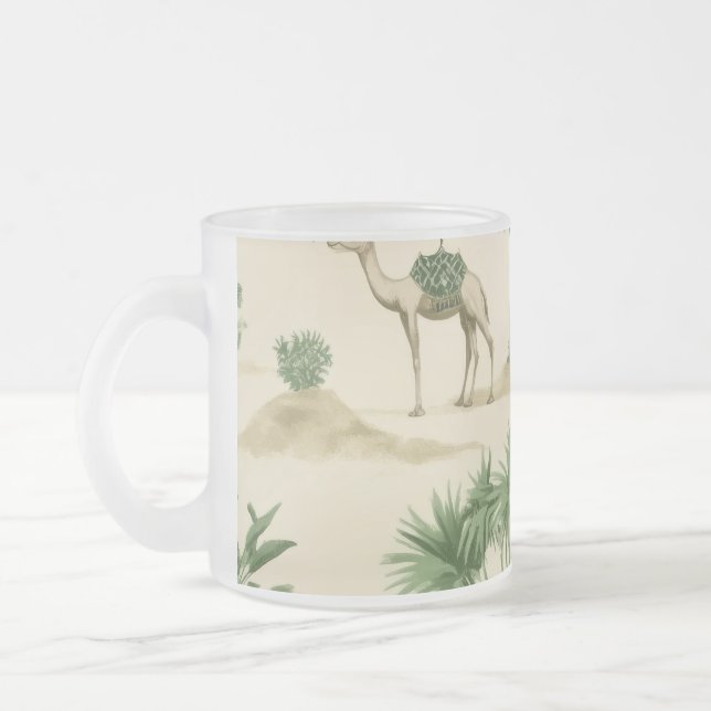 ‚Sahara Camel Glass‘ Mattglastasse (Links)