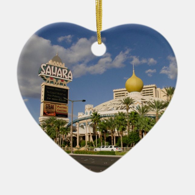Sahara Hotel Las Vegas Keramikornament (Vorne)