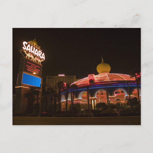 Sahara Las Vegas Postkarten (Vorderseite)