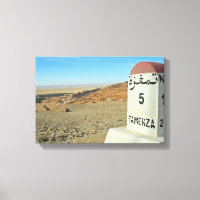 Sahara-Meilenstein, Tunesien