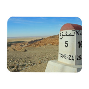 Sahara-Meilenstein, Tunesien Magnet