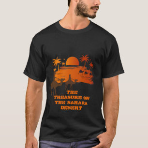 sahara Wüste Eigenes Text-Skript hinzufügen T-Shirt