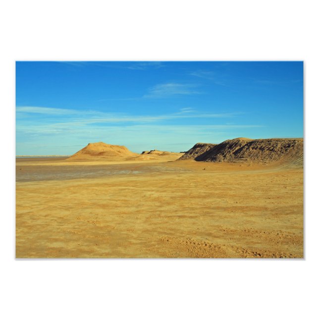 Sahara-Wüste, Tunesien Fotodruck (Vorne)