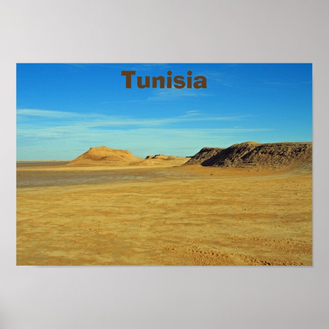 Sahara-Wüste, Tunesien Poster (Vorne)
