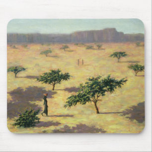 Sahelian Landschaft Mali 1991 Mousepad