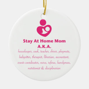 SAHM Herz Keramik Ornament