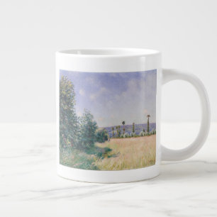 Sahurs-Wiesen in Morgensonne Jumbo-Tasse