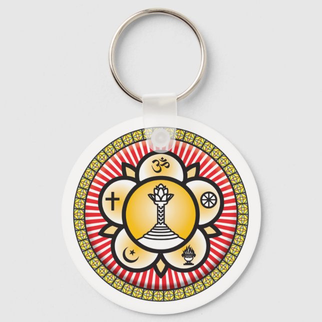 Sai Baba Icon Schlüsselanhänger (Vorderseite)