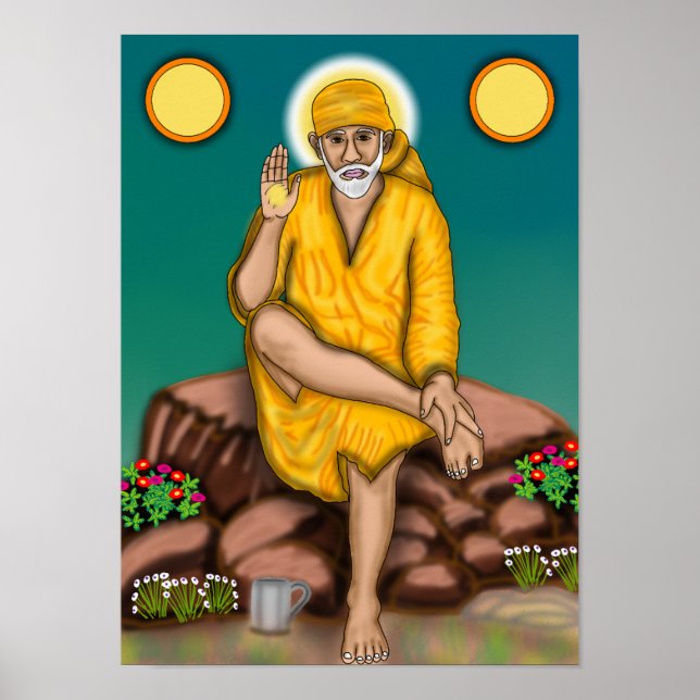 Sai Baba Poster (Vorne)