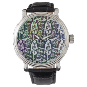 Sai Kuchen der Shirdi Pop-Kunst-Uhr Armbanduhr