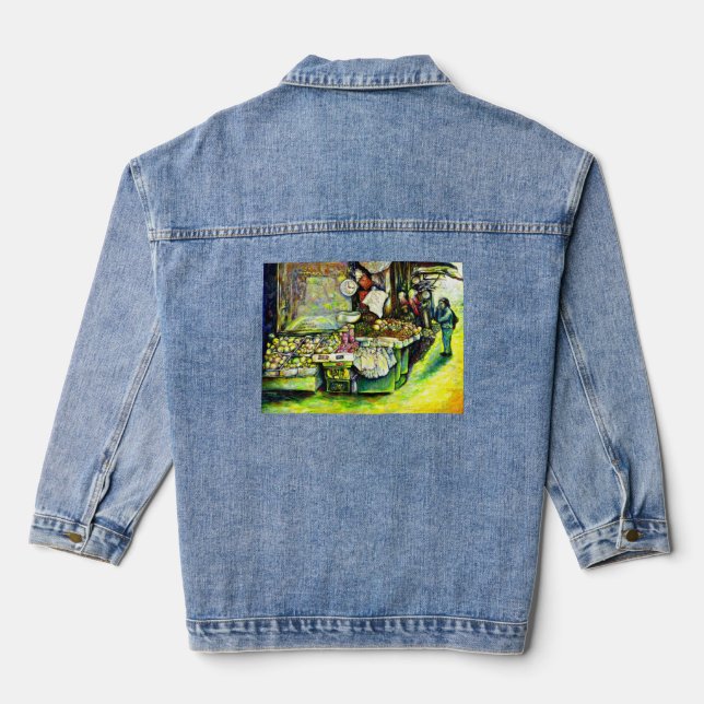 Said, um die gesamte Idee einzubringen Jeansjacke (Rückseite)