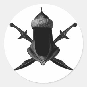 Saif Al Islam Runder Aufkleber