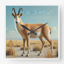 Saiga Antelope in der Wüste