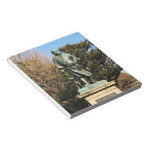 Saigo Takamori (The Last Samurai) & Hunde Statue Notizblock