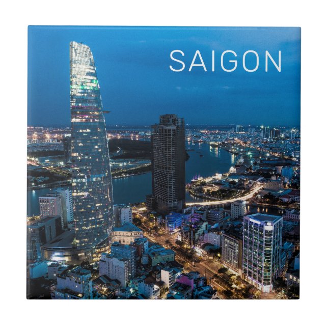 Saigon (Ho Chi Minh City) HCMC Vietnam Holiday Fliese (Vorderseite)