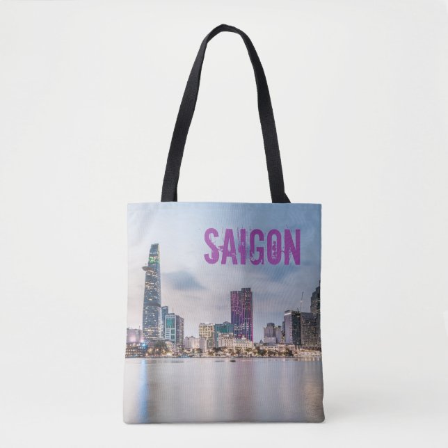 Saigon (Ho Chi Minh City) HCMC Vietnam Souvenir Bu Tasche (Vorderseite)