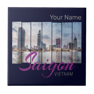 Saigon (Ho-Chi-Minh-Stadt) HCMC Vietnam Souvenir Fliese