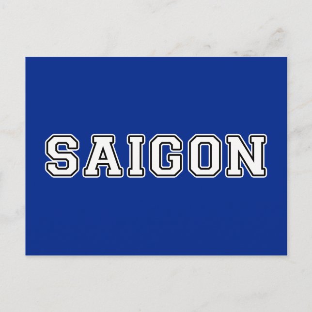 Saigon Postkarte (Vorderseite)