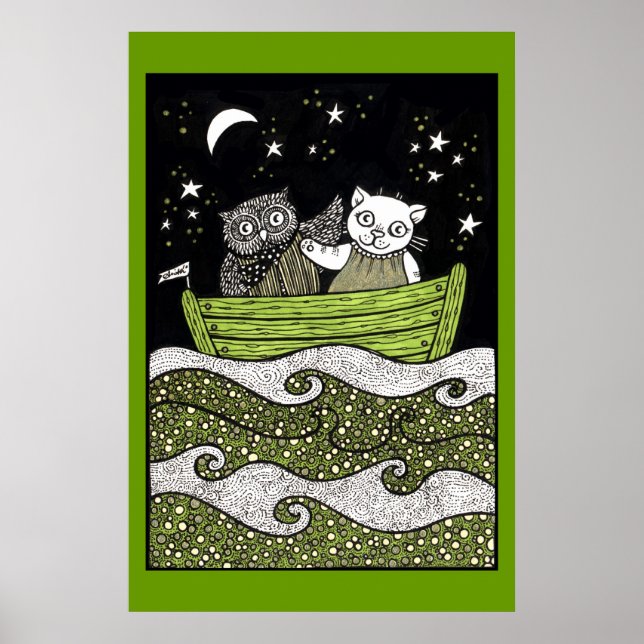 Sail Away Art Poster (Vorne)