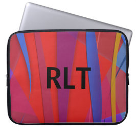 Sail Away Mit Monogramm Laptopschutzhülle