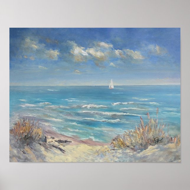 Sail On 11"x14" Poster (Vorne)