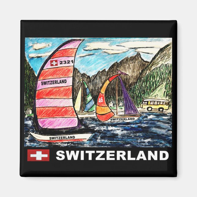 Sail Swiss Magnet (Vorne)