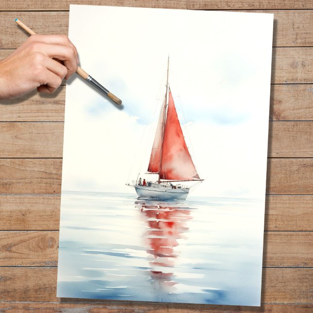 Sailboat 2 Decoupage Seidenpapier (Von Creator hochgeladen)
