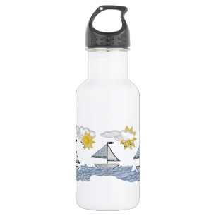 Sailboat 3D Edelstahlflasche